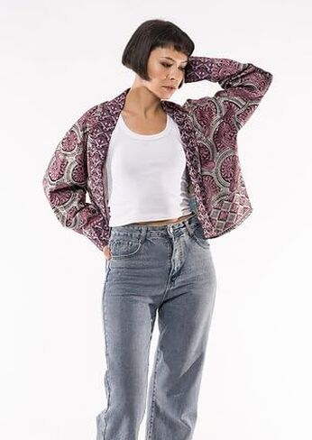 Dhaka Cardigan I ~ Wool w/Silk Embroidery in Saudi Arabia