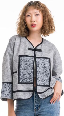Oorja by Iyana Ki ~ Linen Cardigan in Saudi Arabia