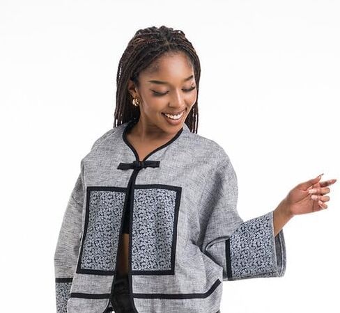 Oorja by Iyana Ki ~ Linen Cardigan in Saudi Arabia