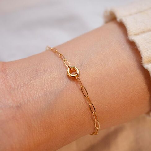 مجموعة سوار دائمة DIY قم بإنشاء أفكار هدية مثالية مملوءة بالذهب 14K in Kuwait