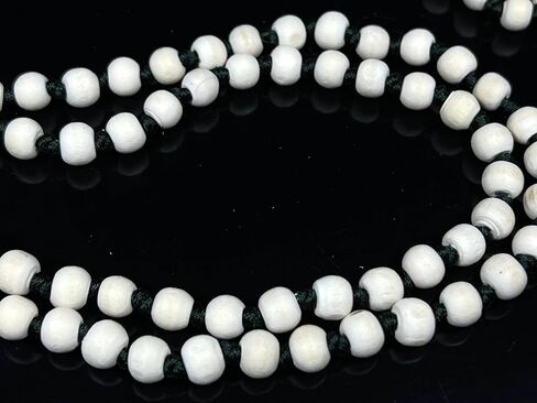 Hand-Knotted Tulsi Mala Beads Necklace – Natural & Ethically Sourced - 8mm 108 Beads – 7 Chakra Colors – Chakra Balancing & All Zodiac Birthstones – Spiritual Jewelry (Green String/Tassel) in Saudi Arabia
