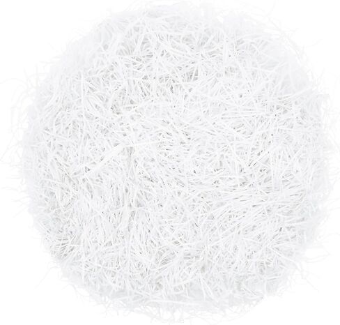 PINENUTS Crinkle Paper Filler for Gift Boxes Baskets Filler Paper Shred 7oz Crinkle Cut Paper for Christmas Wedding Birthday (White) in Saudi Arabia