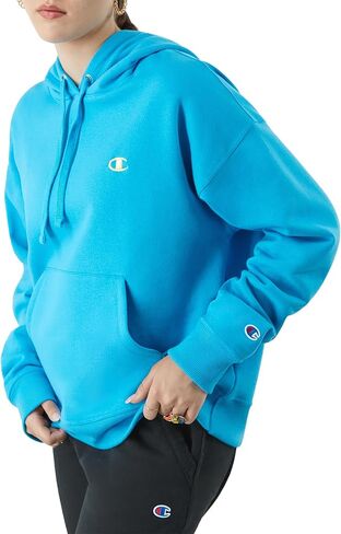 Champion Women's Hoodie, Powerblend, Fleece Hoodie, Sweatshirt for Women, C Logo (Reg. or Plus) in Saudi Arabia