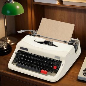[Discontinued & Limited Run] Vintage Manual Typewriter (Artisan Restored Collectible) — Timeless Mechanical Heirloom/STEAM Learning Essential/Retro Writing Relic