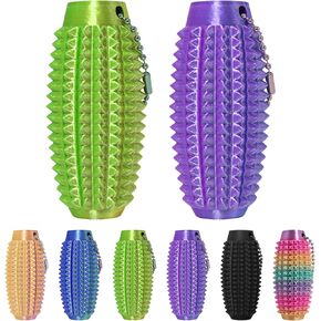 Little Ouchies Pain Fidget, Pain Stim Fidget for Stress Relief & Focus, Little ouchies, Mini Fidget Toys, 3D Printed with Hard Spiky Fidget Massage Keychain, Novelty Keychains (Little-5Pcs)