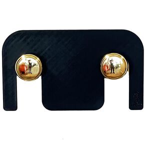 PetBlocker Duo French Door Hanger and Door Lock, Plastic w/choice of color, Universal Size (Bronze)