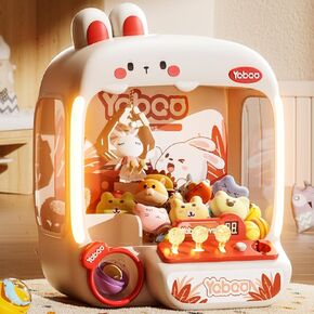 64 PCS Large Claw Machine for Kids Dinosaur,Vending Machine Toys with Sound Lights,Candy and Prize Electronic Dispenser Game Ages 3-4 4-8,Birthday Party Gift for 3 4 5 6 Year Old Boys Girls