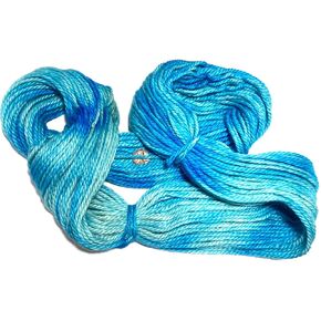 Artisan Yarns: Hand Dyed, Baby Alpaca Yarn, Hand Painted: Sky, Heavy Worsted or Chunky Weight, 100 Grams, 102 Yards, 100% Baby Alpaca