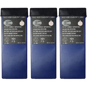 (3-Pack) for HBC Remote Control Rechargeable Li-Battery BA214061 6V 1500mAh for Crane Remote BA214061