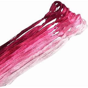 8 Skeins Mulberry Silk Floss تطريز الخيط الخيط خيوط غرزة الصين الصين من الحرير المنسوجة جوهرات مجموعات الخياطة DIY (15)