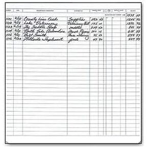 EGP Register for Executive Deskbook Checks, 5 Registers