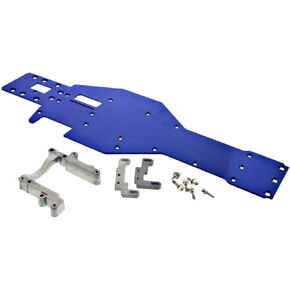 TRAXXASAS NITRO ROSTLER T-6 ANODIDED ANODIDED ALUMINIM CHASSIS & TRX 2.5 MOUNT
