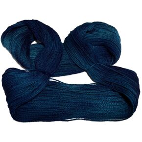 Artisan Yarns: Hand Dyed Baby Alpaca Yarn, Hand Painted: The Blues, Dk Weight, 80 Grams, 200 Yards, 100% Baby Alpaca