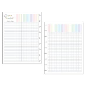 Classroom Checklist Color Refills for 9-Disc Classic Happy Planners, Classic Teacher Planner Inserts