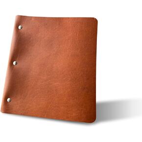 Murdy No. 1 Leather Three Post Binder (Wide Cut, Bourbon)