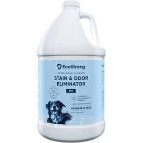 Eco Strong Pet Stain and Odor Remover - Cat Urine Enzyme Cleaner Destroyer, Urine Destroyer for Dogs, Pet Urine Enzyme Cleaner - 128 Oz