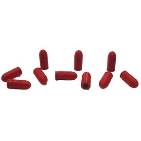 380 ACP Plastic Snap caps - Dummy Training Rounds - Set of 10 (Red)