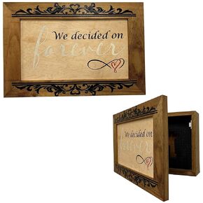 Hidden Gun Storage, Concealed Gun Safe - We Decided On Forever by Bellewood Designs