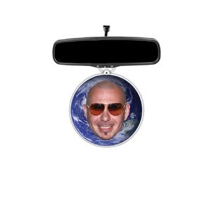 Pitbull Mr Worldwide Meme Funny Hanging Air Freshener Car Decor Vanilla Scented