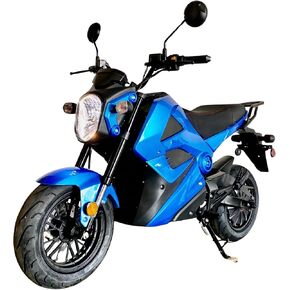 E-Vader 2000w دراجة نارية كهربائية | بدون فرش | 72V | e-moto (الأزرق)