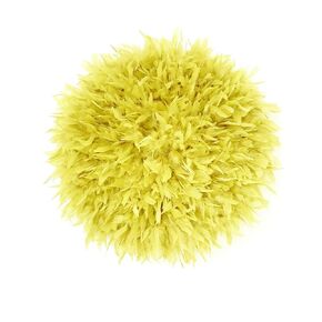 Juju hat wall decor, Feathers decor, Juju hat, Wall decor, Decorative feather wall decor, yellow - JUJU
