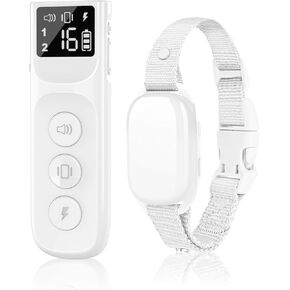 Dog Bark Collar - Rechargeable Remote Anti-Bark Training Collar with Beep/Tactile Modes, 16 Sensitivity Levels, 3300Ft Range, 2-Channel Memory - Humane for All Dog Breeds