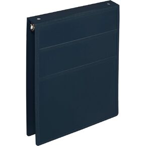 Carstens 1-Inch Heavy Duty 3-Ring Binder - Top Opening, Sand, Durable Plastic, Precision No-Gap Rings, Waterproof Cover, No Pockets, Holds 125 US Letter Sheets, BPA-Free, Made in USA (8767-3R)