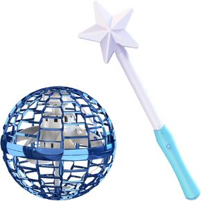 ATHLERIA Magic Flying Orb Ball Toys with Lights,UFO Hand Operated Mini Drones,Cosmic Globe Hover Ball, Boomerang Summer Outdoor Toys,Coolest Birthday Gifts for 6 7 8 9 10+ Year Old Boys Girls Teens