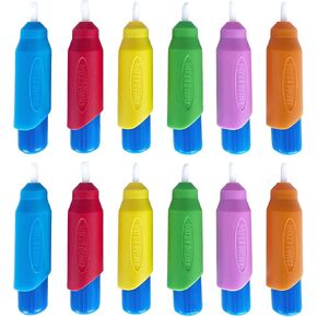 12 فرشًا مائيًا متعدد الألوان ، طلاء مع مجموعة فرشاة المياه ، بديلة ماء Doodle Wow Pens من Kanga Toys لرسم الكتب أو الحصير السحرية ، للأطفال الذين تتراوح أعمارهم بين 3+
