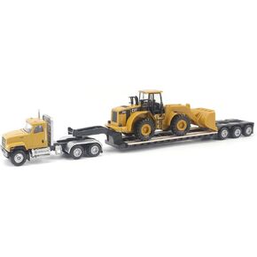Diecast Masters 1/87 Caterpillar CT681 Day Cab with Lowboy & 950G Wheel Loader 84418