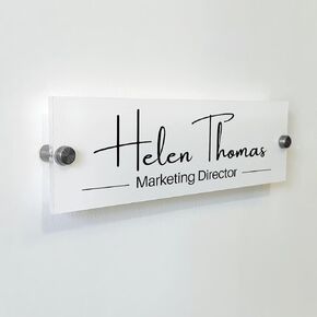 Wall Sign Name Plate - Door Name Plate Office Gifts Executive Sign Wall Plate Graduation Personalized Sign