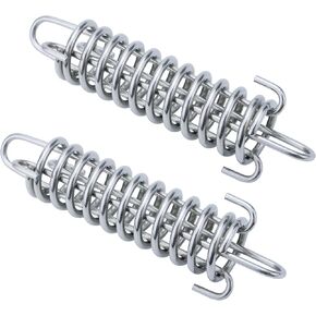 SHENGHUISS Shock Absorbing Spring 2 Pcs 316 Stainless Steel Spring for Porch Swing, Dog Leash, Hammock Chair, Punching Bag, Boat Mooring and Outdoor Gear ect