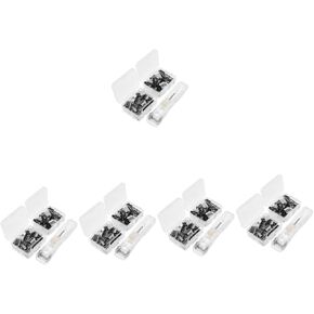 Gadpiparty 1set Reusable File Stapler with Clip Dispenser Portable Office Paper Fastener for Managing Documents Reports and Assignments Sturdy and Compact Design for Office Supplies
