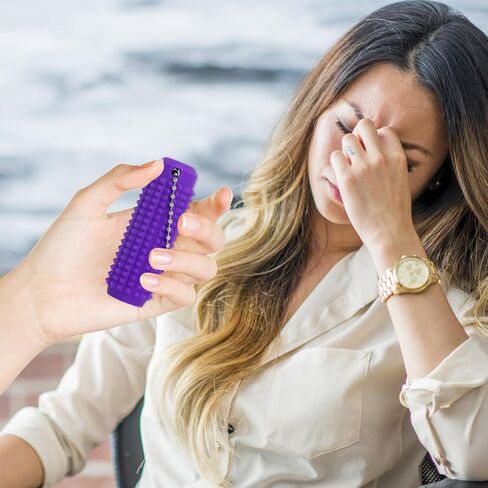 Little Ouchies Pain Fidget, Pain Stim Fidget for Stress Relief & Focus, Little ouchies, Mini Fidget Toys, 3D Printed with Hard Spiky Fidget Massage Keychain, Novelty Keychains (Little-5Pcs) in Saudi Arabia