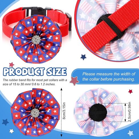 50 Pcs Christmas Dog Collar Bows Bulk Red and Green Xmas Bow Ties Flower Charms Attachment for Small Medium Large Dogs Cats Collar Christmas Costume Accessories in Kuwait