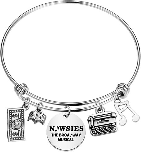 FAADBUK The Broadway Musical Inspired Charm Bracelet Broadway Musical Gift Musical Fan Gift Opening Night Gift in Saudi Arabia