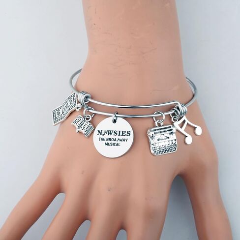 FAADBUK The Broadway Musical Inspired Charm Bracelet Broadway Musical Gift Musical Fan Gift Opening Night Gift in Saudi Arabia