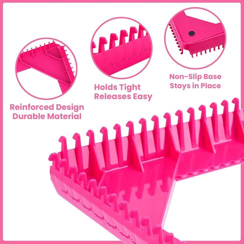 Pro 10 Inch Potholder Loom Kit for Kids & Beginners, Large Weaving Loom Crafts for Girls Age 6-12 Year Old & Adults, Gift Ideas for Birthday & Christmas, 112 Delicate Loops to Make 2 Pot Holders in Saudi Arabia