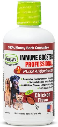Immune Support for Dogs – Antioxidant Protection & Gut Health – Inulin, Beta-Glucan & Omega-3s / Fish Oil & More! - Made for Picky Eaters in Kuwait