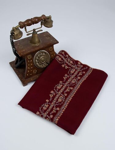 شال باشمينا الفاخرة للنساء - وشاح الكشمير المطرزة Handloom | غلاف خفيف الوزن ناعم للغاية ، سرق أنيقة - هدية مثالية لصديقته ، زوجة ، أم - مناسبات خاصة و 40 × 80 بوصة in Kuwait