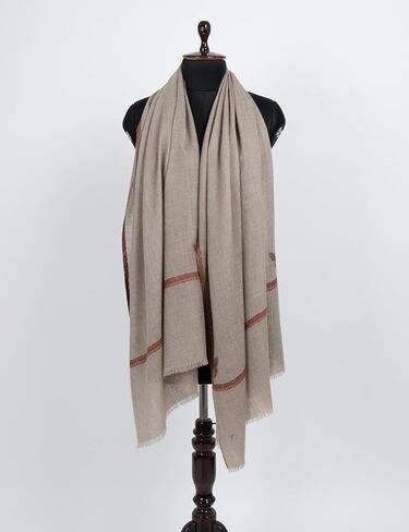 Zati Pashmina Shawl-undyed pure cashmere wrap-سرقت الفخمة الفاخرة باليد للنساء-شال الصيف القابل للتنفس-هدية الشركات لها ، أنيقة وخالدة ، 28x80 " in Kuwait