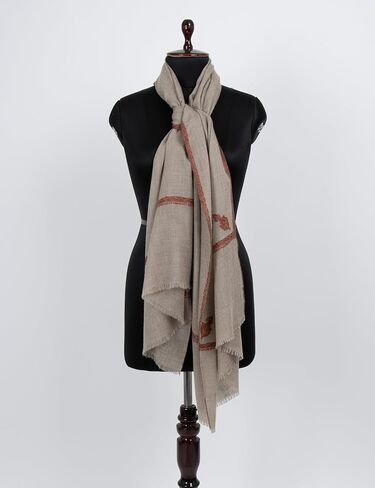 Zati Pashmina Shawl-undyed pure cashmere wrap-سرقت الفخمة الفاخرة باليد للنساء-شال الصيف القابل للتنفس-هدية الشركات لها ، أنيقة وخالدة ، 28x80 " in Kuwait
