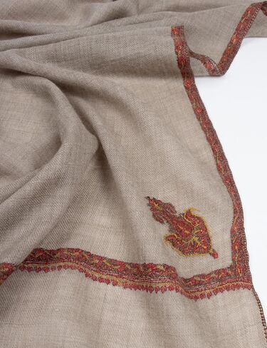 Zati Pashmina Shawl-undyed pure cashmere wrap-سرقت الفخمة الفاخرة باليد للنساء-شال الصيف القابل للتنفس-هدية الشركات لها ، أنيقة وخالدة ، 28x80 " in Kuwait