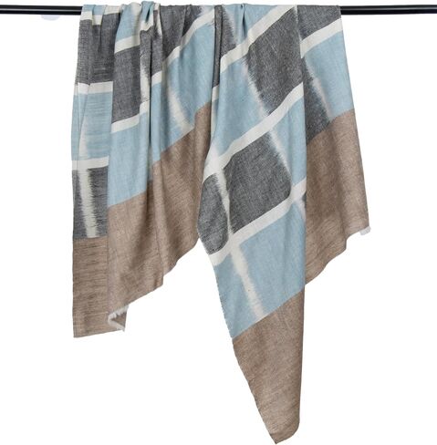 هدايا عيد الميلاد للنساء - الفاخرة Ikat Pashmina Shawl | وشاح الكشمير المنسوج يدويًا ، ولف الشتاء الناعم الناعم - أزياء عطلة أنيقة ، هدية متميزة للزوجة ، أمي ، الأخت ، 40x80 " in Saudi Arabia