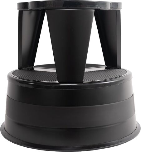 Cramer Kik Step Steel Stool - Stool stool اثنين ، يحمل 350 رطلاً (Silvertone) in Kuwait