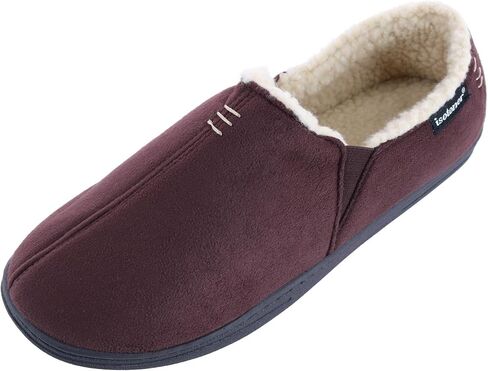 isotoner Men's Recycled Microsuede Nigel Eco Slippers with Advanced Memory Foam and Berber Lining in Saudi Arabia
