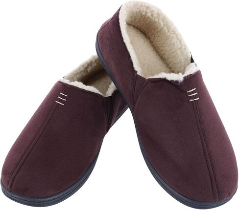 isotoner Men's Recycled Microsuede Nigel Eco Slippers with Advanced Memory Foam and Berber Lining in Saudi Arabia
