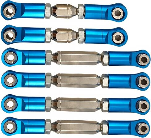 مجموعة RODS RODS و Turnbuckles القابلة للتعديل RC ، 6PCS Links Toe Links Artgrade لـ ARRMA 1/10 3S Big Rock V3 ، Typhon ، Granite ، Senton ، Vorteks 550 ، يحل محل AR330446 (أحمر) in Kuwait