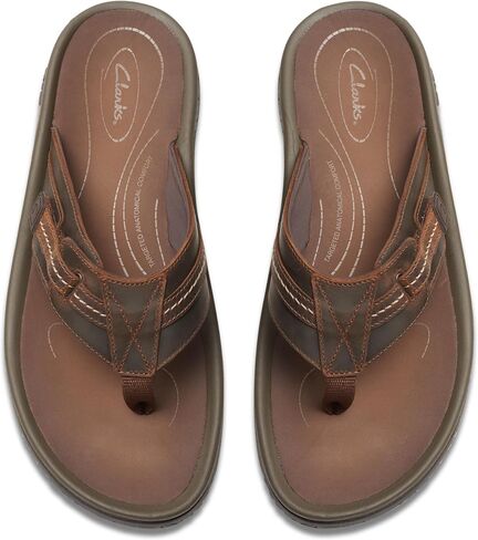 Clarks Men's Wesley Sun Flip-Flop in Saudi Arabia
