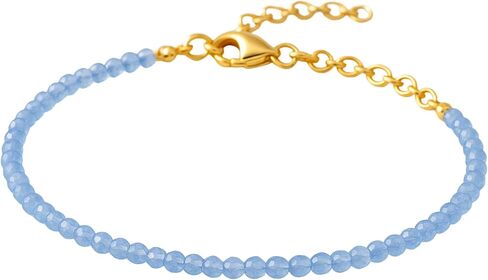 Smoky Quartz Bracelet for Women Men's Gifts - Protection Healing Crystal Bracelet - 2mm Gemstone Beaded Adjustable Bracelet Pulseras Para Hombres Mujer Stocking Stuffers (Silver Chain) in Saudi Arabia